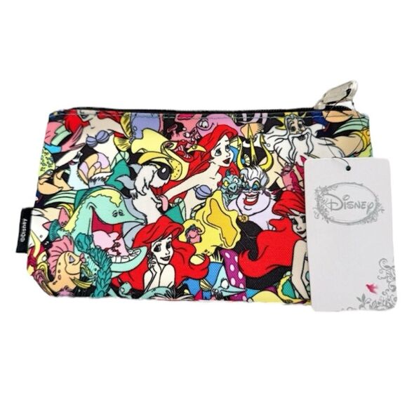 NWT Disney Loungefly Ariel Cosmetic Bag - Picture 1 of 4